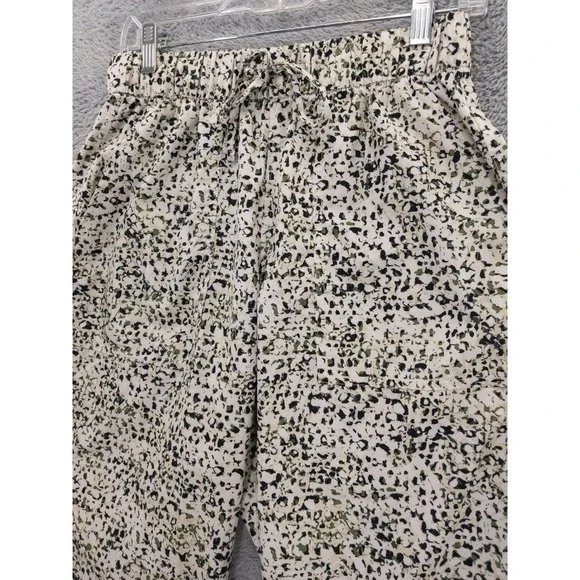 Old‎ Navy Active StretchTech Pants Sz M Beige Black Green Pull-on Elastic Waist - Picture 2 of 8